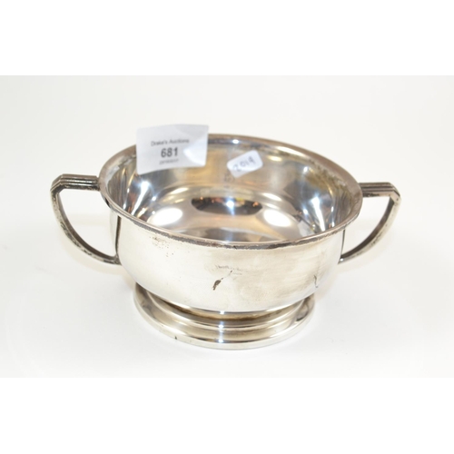 681 - HM Birmingham 2 Handled Dish 149g