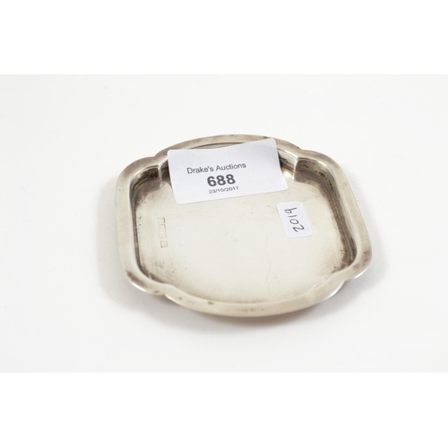 688 - Birmingham Silver Pin Tray 32.1g