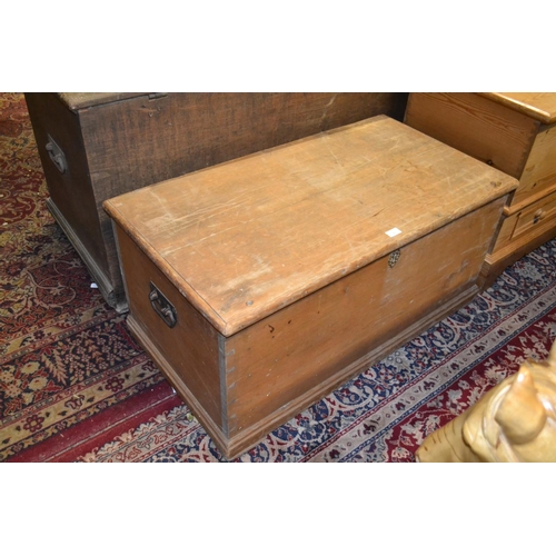 760 - Victorian Travelling Trunk/ Blanket Box W40