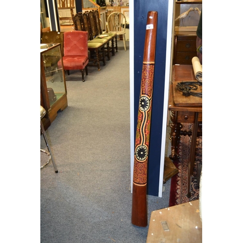 765 - Didgeridoo with Aboriginal decoration