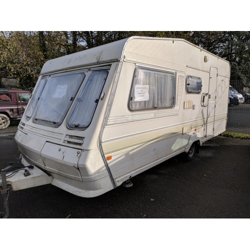 1a - Abbey 5 berth Caravan, 1986, with motor mirrors