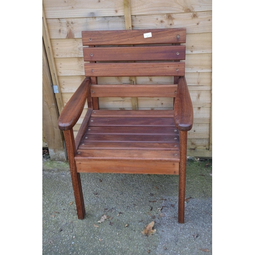 4 - Teak garden seat