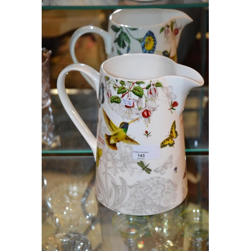 143 - Portmeirion Hummingbird jug