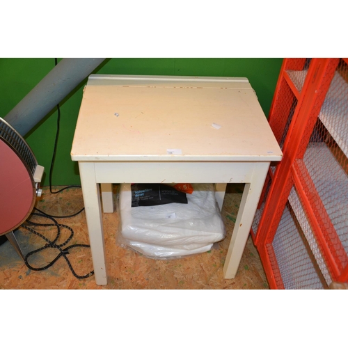 155 - Painted  school desk