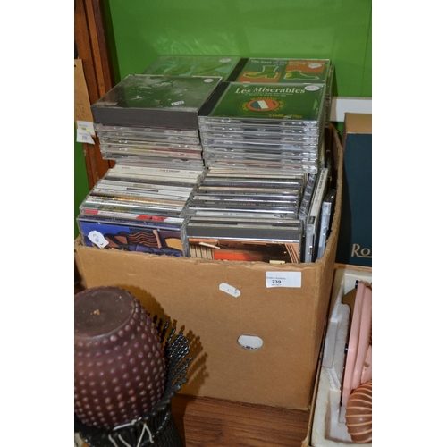 239 - Large box of CD's