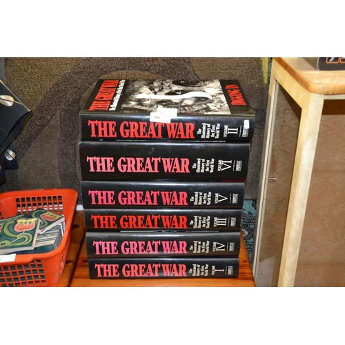 314 - Vols 1-6 of The Great War (Illustrated History of  the 1st World War) 1999 edition