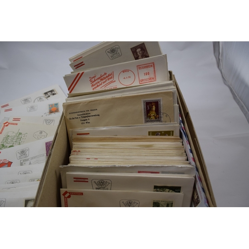 370 - Box of European first day covers. Mostly Austria.