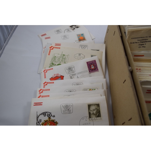 370 - Box of European first day covers. Mostly Austria.