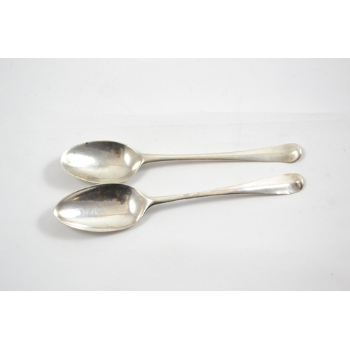 108 - 2 C18 silver teaspoons