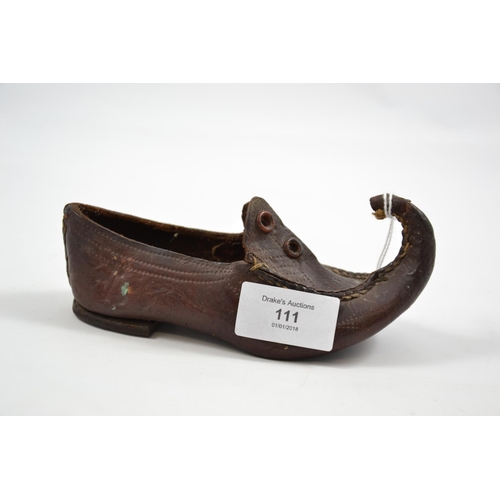 111 - Small child's Turkish shoe