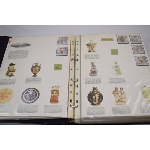 393 - GB commemorative of QE2  mint & used set out as displays