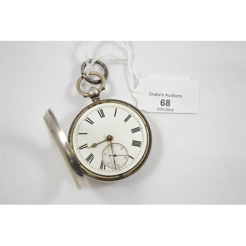 68 - Birmingham silver pocket watch