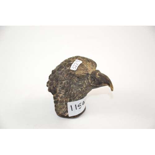 115b - Bronzed eagle head