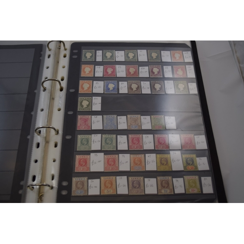 398 - GB Commonwealth stamps, Dominica to Leeward Islands stock book of mint QV to KGV