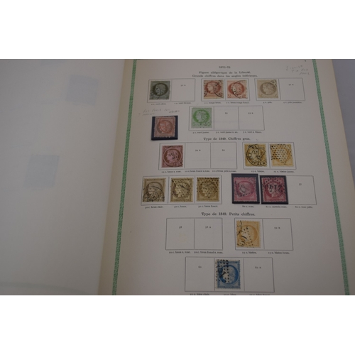 402 - Stamps in album ,France, 1849 - 1965, mainly used but some mint