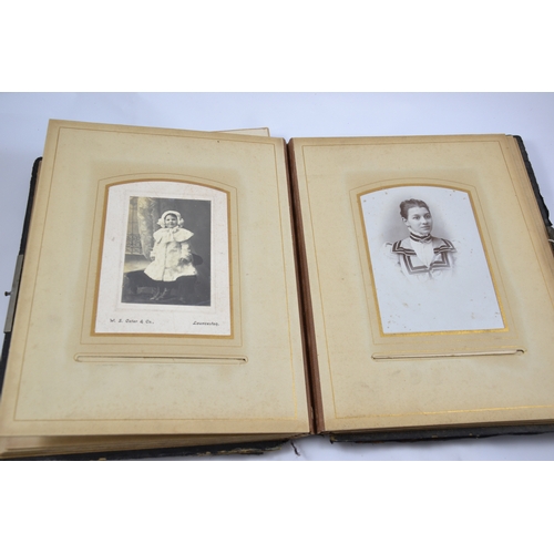 29 - Victorian family photo album & contents