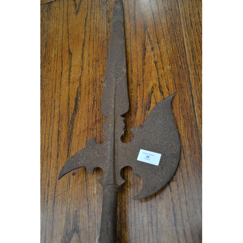 48 - C17/18 Mid-European style halberd