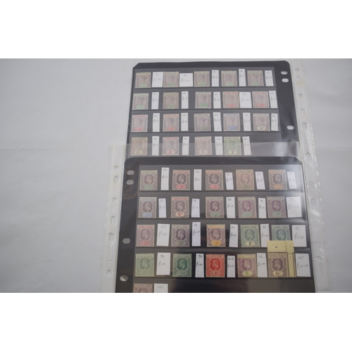 447 - Sierra Leone, 2 stock sheets of unmounted & mounted mint of QV to KGV