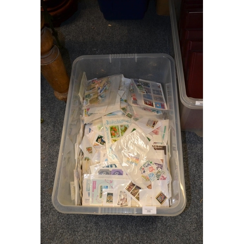 359 - Mixed box of mint & used World stamps  mini sheets