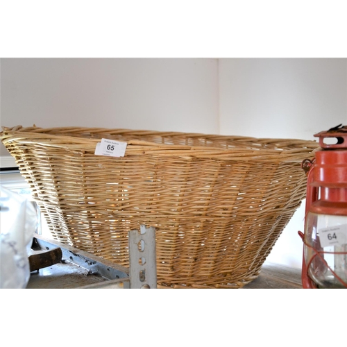 65 - Oval wicker basket