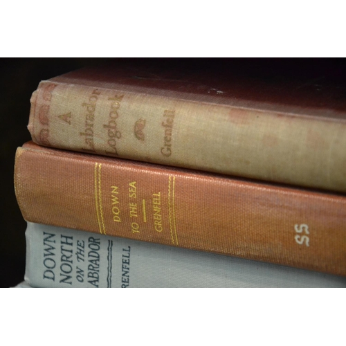 200 - 9 various books by or about Wildfred Grenfell of Labrador