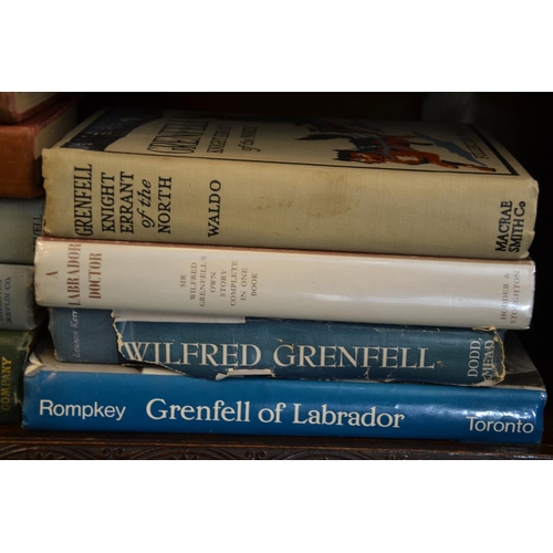 200 - 9 various books by or about Wildfred Grenfell of Labrador