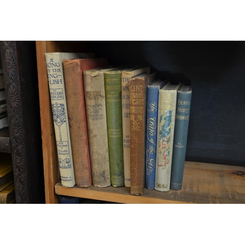 203 - 9 Illustrated books including those by: W. Heath Robinson, Walter Paget, Birket Foster, Walter Crane... 