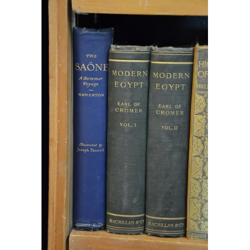 204 - 2 Shelves of travel & exploration, including Europe & Africa