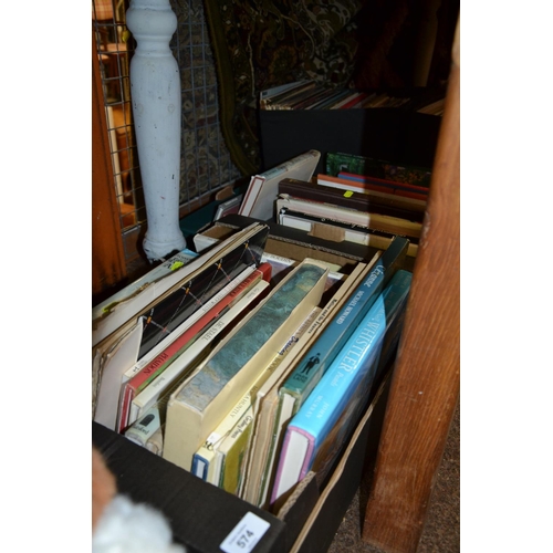 88 - 2 boxes of artist reference books, inc. Cézanne, Turner, De Staëd, Whistler etc.