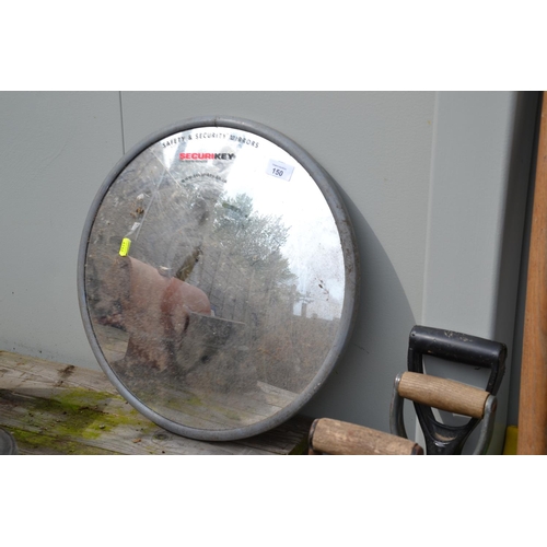 150 - Convex driveway mirror, diameter 45cm