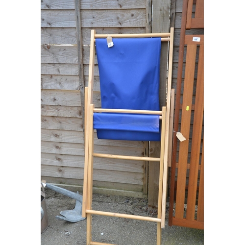 189 - Blue seated deck chair