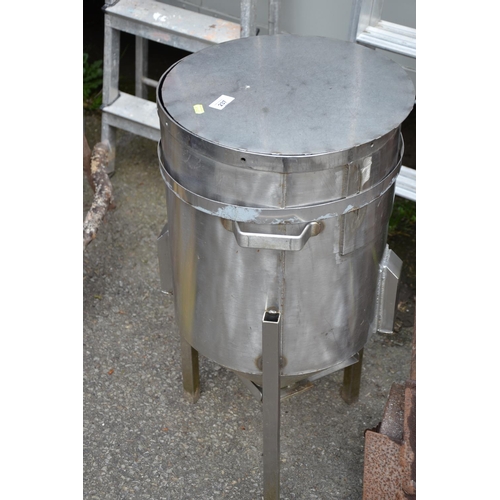 237 - Stainless steel hopper