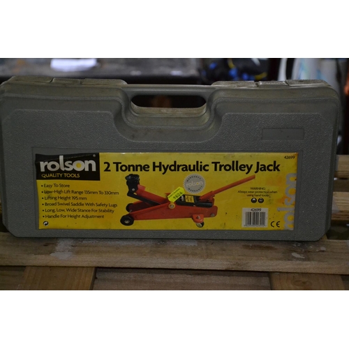 40 - 2 Tonne hydraulic trolley jack