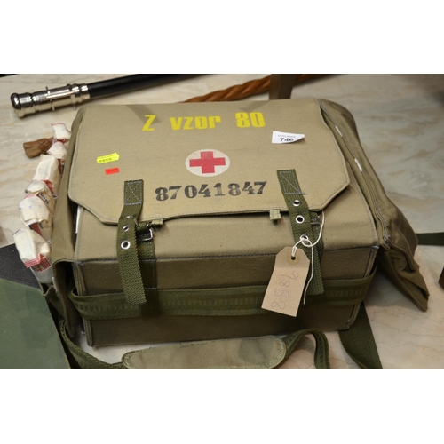 701 - Czech First Aid Kit & contents, Cold War era