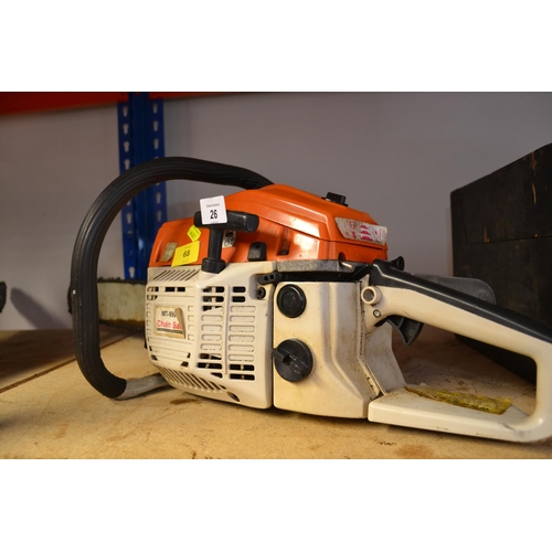 26 - Unbranded chainsaw, MT-9999, gwo (stop bar)