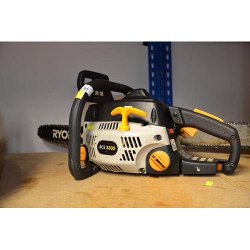 27 - Ryobi RCS 3335 chain sawn (appears in non running order)