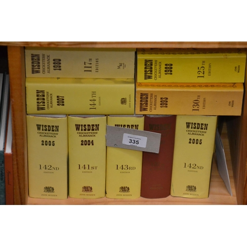 251 - 20 Wisden Cricket almanacs some duplicates