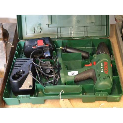 50 - Bosch PSB 18 VE-2 18v combi drill