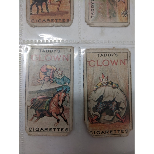 Set of 8 rare original Taddy's prototype 'Clowns & Circus Ar