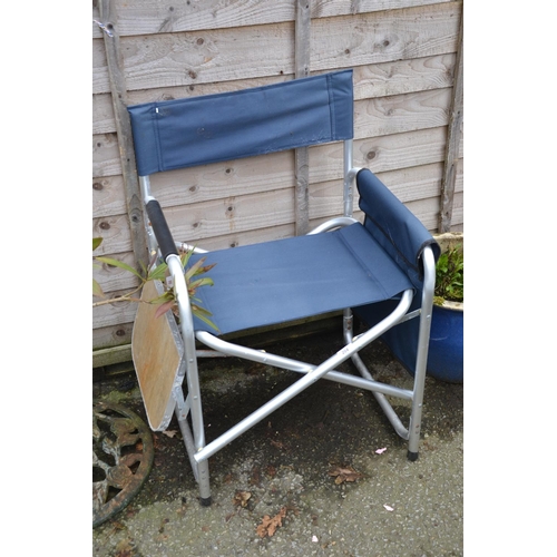 204 - Aluminium framed camping chair