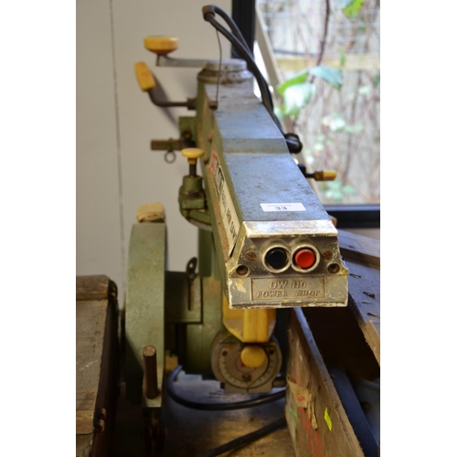 33 - DeWalt DW110 radial arm saw