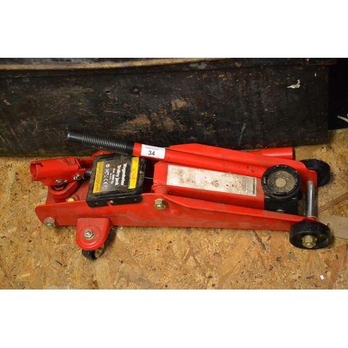 34 - 2 tonne trolley jack