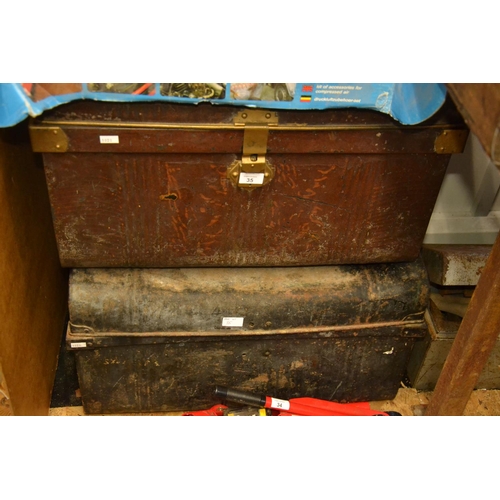 35 - 2 metal trunks