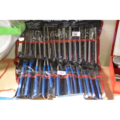 59 - 28 pc. punch & chisel set