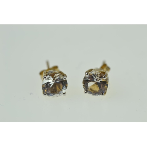 397 - Pair of 9ct gold earrings