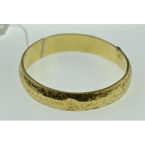 401 - 14ct gold scrap bangle, 13.86 grams