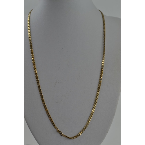 407 - 9ct gold chain. 8.59g