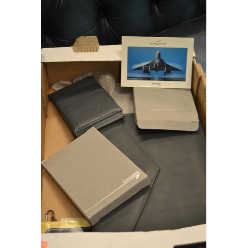 615 - Box of Concorde memorabilia