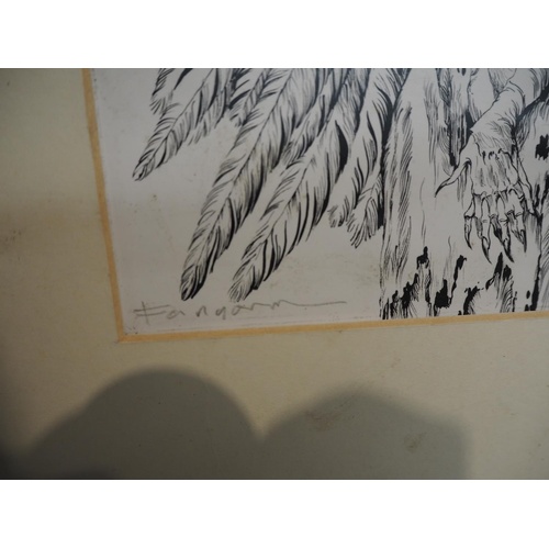 616 - 1 original and 1 signed print by the illustrator fangorn