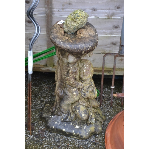 32 - Concrete bird bath base